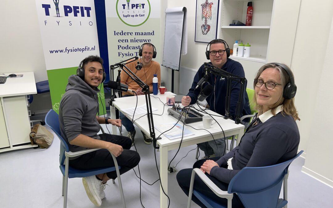 Topfit op de Cast: Aflevering 9- Het KNGF. We verwelkomen Ellen Toet, bestuurslid KNGF en Erik van den Bos als Senior Adviseur Belangenbehartiging van het KNGF. Een openhartig en interessante aflevering.